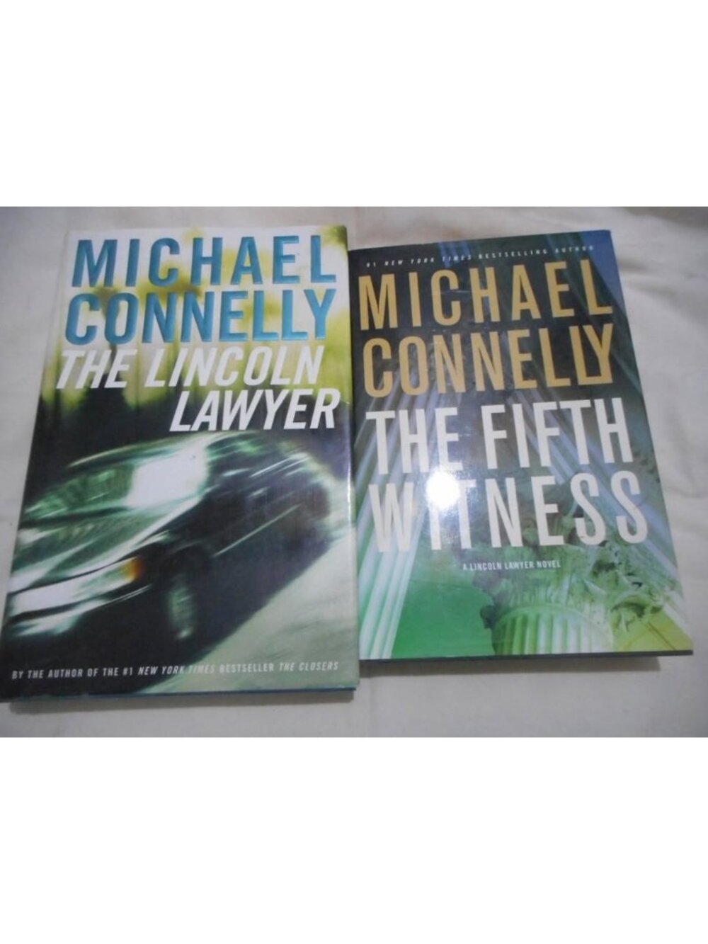 2 hardcover Fiction books Micheal Connelly The Lincoln Lawyer The Fifth Witness